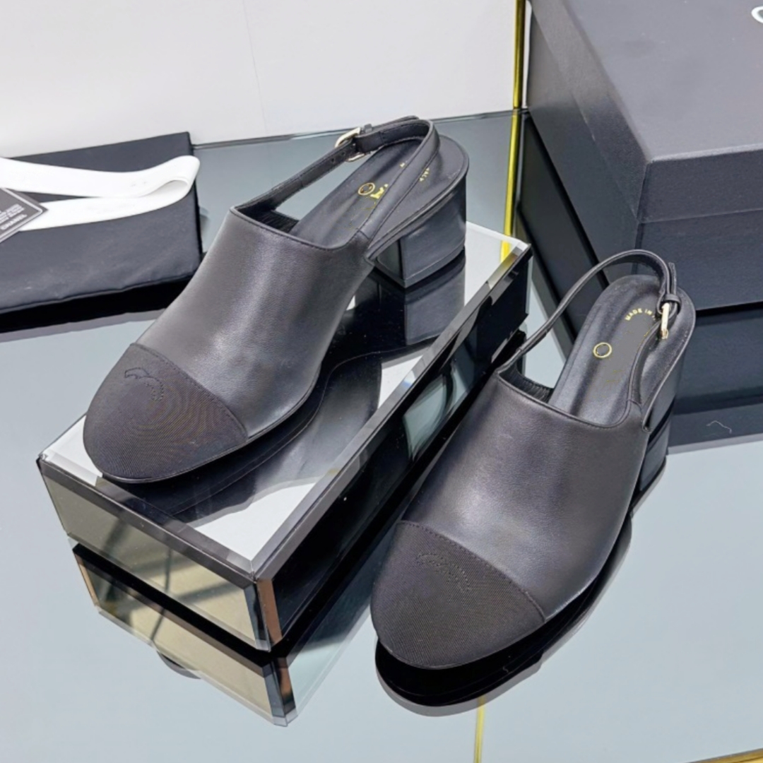 Lady scuffers Chunky Sandal Designer Platform slipper Womens Buckle Gladiator Sandale Luxury Sliders Summer Beach Casual Leather Outdoor sport slide