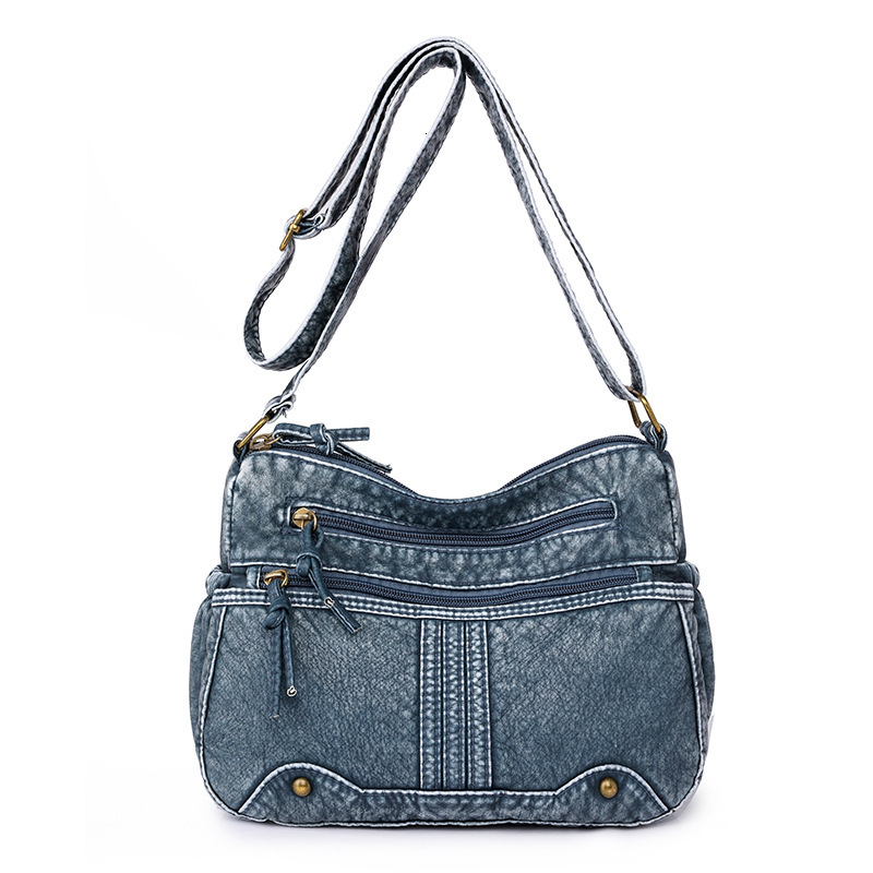 Free shipping designer Mom New Fashion Versatile Middle-aged Mom Bag Large Capacity Washed Leather Shoulder Bag Crossbody Bag Soft Leather Backpack