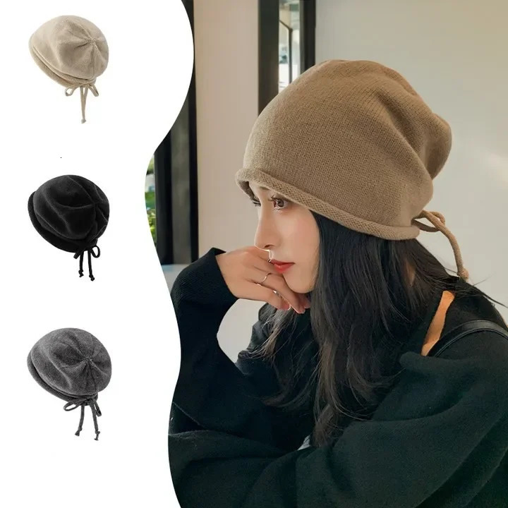 Mens and Womens Simple Warm Baotou Cap Fashion Casual Brimless Penny Cap Outdoor Versatile Sports Beanies 250618