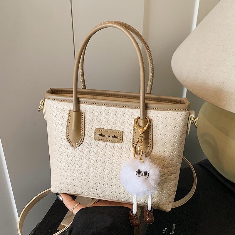 Free shipping designer Bag 2025 New Color-Block Design Niche Retro Handbag Bucket Bag Women Office Commute Fashionable Crossbody Bag