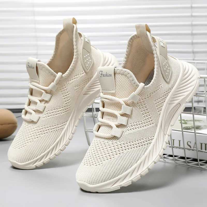 2025 Womens Shoes Summer Womens Shoes Flying woven casual shoes Comfortable breathable womens sneakers W250620