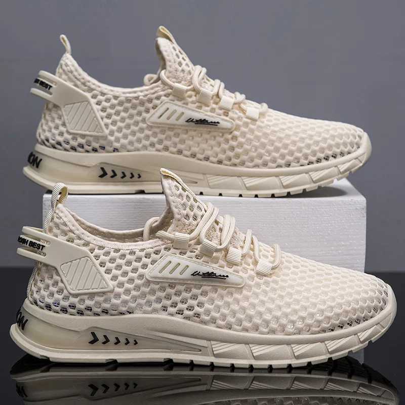 Shoes mens shoes summer and autumn mesh versatile mens sports shoes breathable mesh sports casual shoes W250620