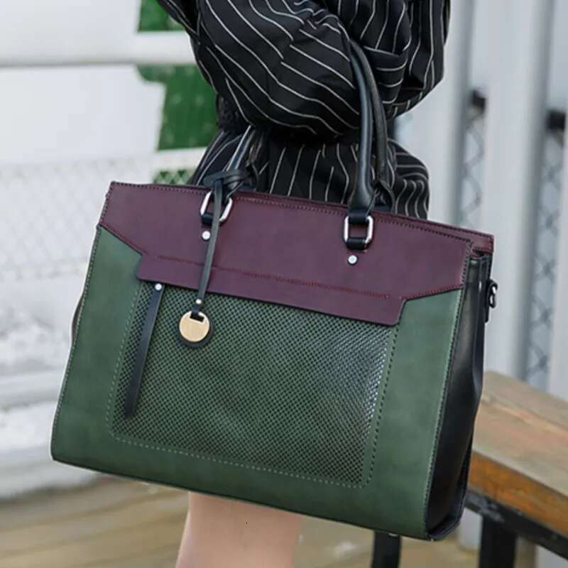 luxury bag Fashion Women Handbag Document Shoulder Slung Tote Bag Female 14 Inch Laptop Briefcase Leather Messenger Crossbody Bags