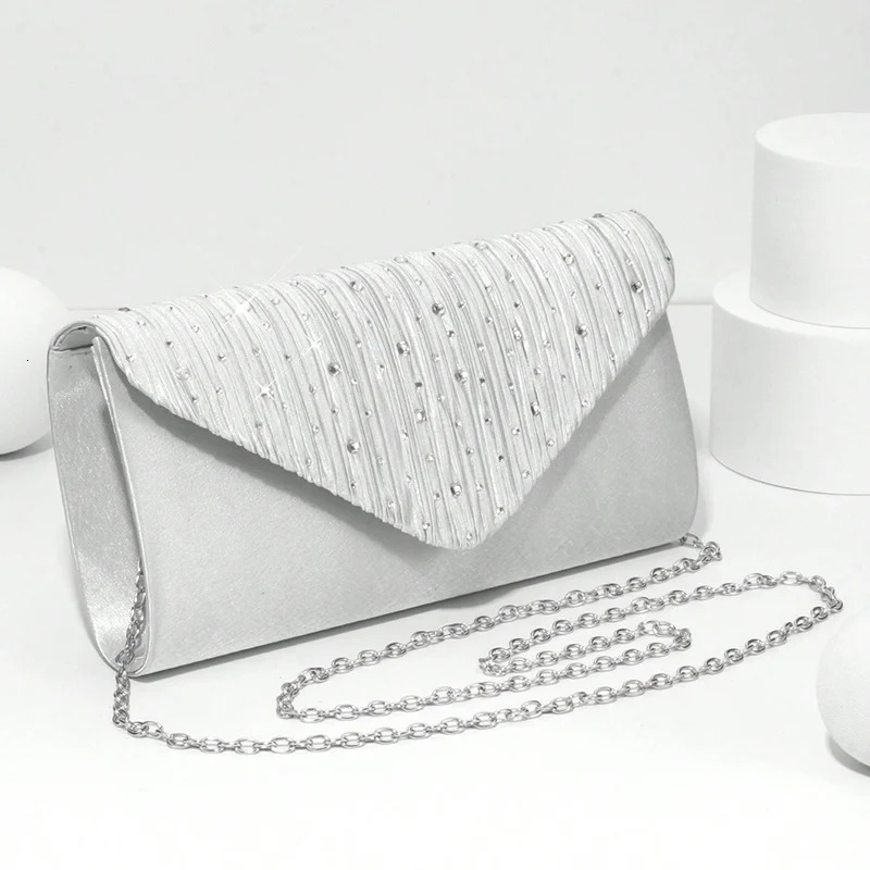 Elegant Women Evening Handbag Shiny Fashionable Lightweight Purses for Dinner Party Wedding High Quality Envelope Clutch Bags 250616