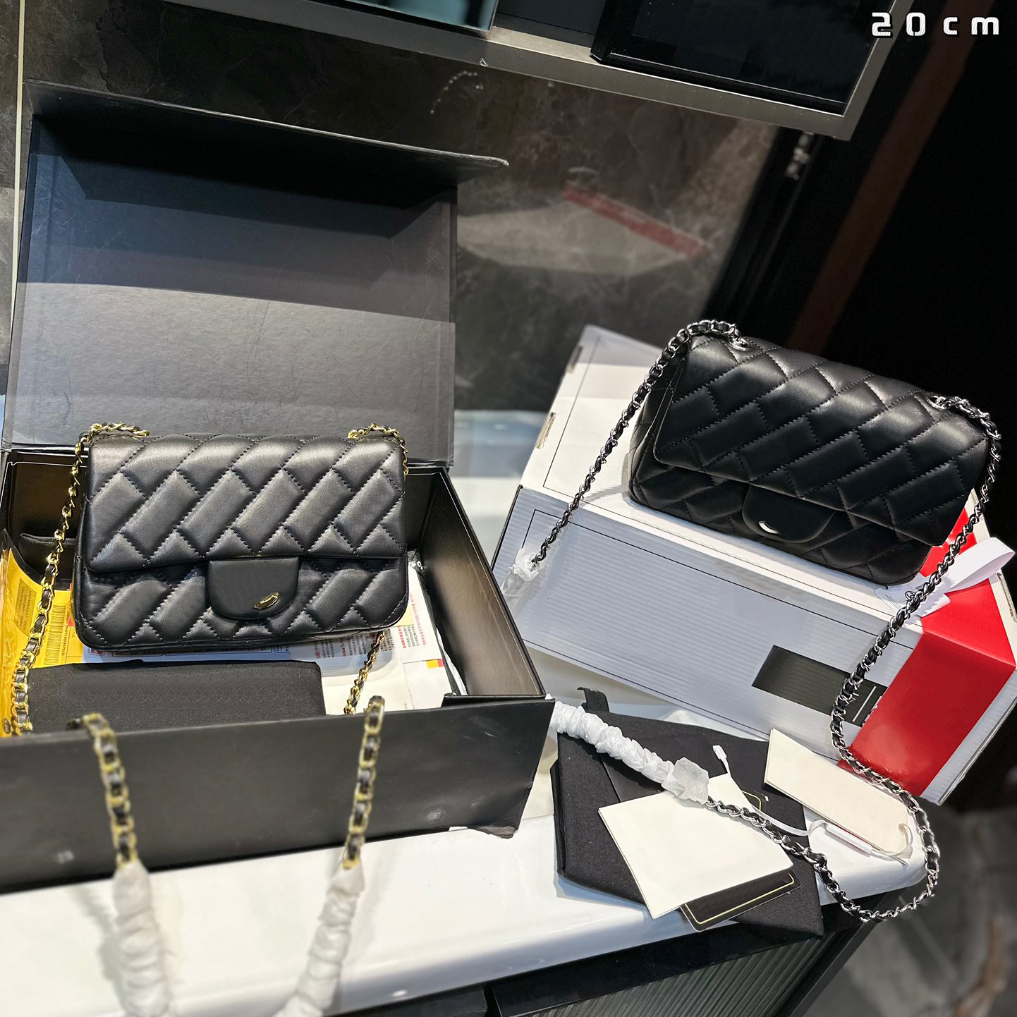 Designer Handbag 5A Real Leather Shoulder Bag Purse Women Gold Silver Label Totes Classic Clutch chain Genuine Leather Crossbody Wallet 014