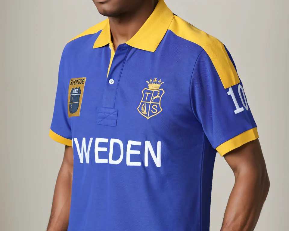 Original Polo Shirts for Men SWEDEN Blue Yellow Shorts Summer Sports Fans Clothes Buttons Collared T Shirts Plus US Size XS-7XL X250620