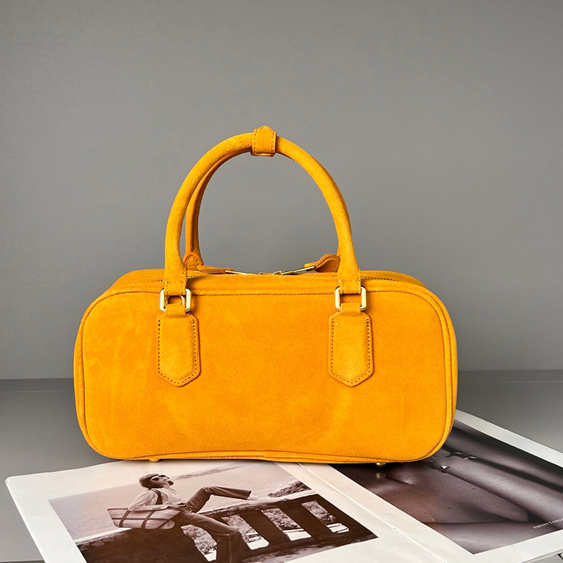 Fashion Designer bags mini handbags Bowling Bag Shoulder Bag Luxury wallet Leather Banquet tote Nubuck Leather MiuBowling bag briefcase