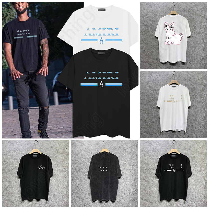 amiriswearshirt Designer shirt Mens Printed Fashion Womens T-Shirt Cotton Casual Tees Short Sleeve Hip Hop HY Streetwear Tshirts Shirt with round ne