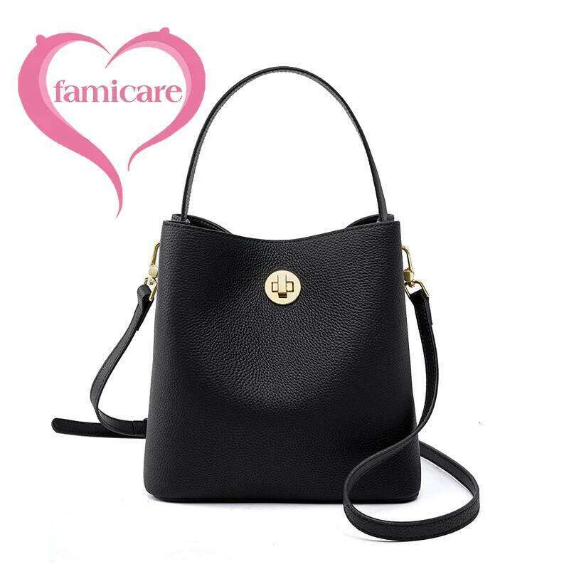 2024 New Women's Handbag Lady Messenger Commuting Genuine Leather Vegetable Basket Handheld Bag Female Solid Color Crossbody 2025/06/19