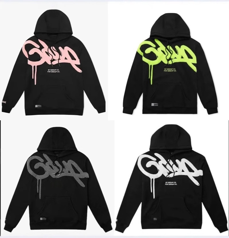 designer GEEDUP casual hoodie cotton jacket 2025 Mens Tracksuits Top Tracksuit Towel embroideries Hoodie Womens Hoodies fashion Pants Size XS-3XL