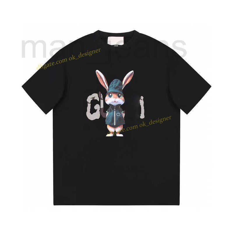 Men's T-Shirts Designer Luxury Designer T Shirt Mens T Shirt Summer Fashion Holiday Couple Printing Mens And Women Tees Tops Cotton Black Tee S