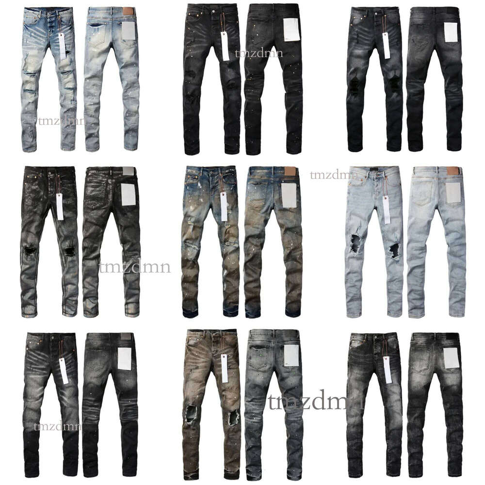 Designer Jeans Mens purples jeans Men Jean shorts Pants High-end Quality Straight Design Retro Streetwear Casual motorcycle Sweatpants Desig