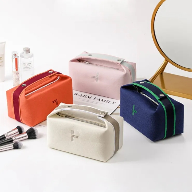 Cosmetic Bags fashion Zipper Handbag Simple portable Ladies Toiletries Storage Tool Accessories Waterproof bag-image-1106158063