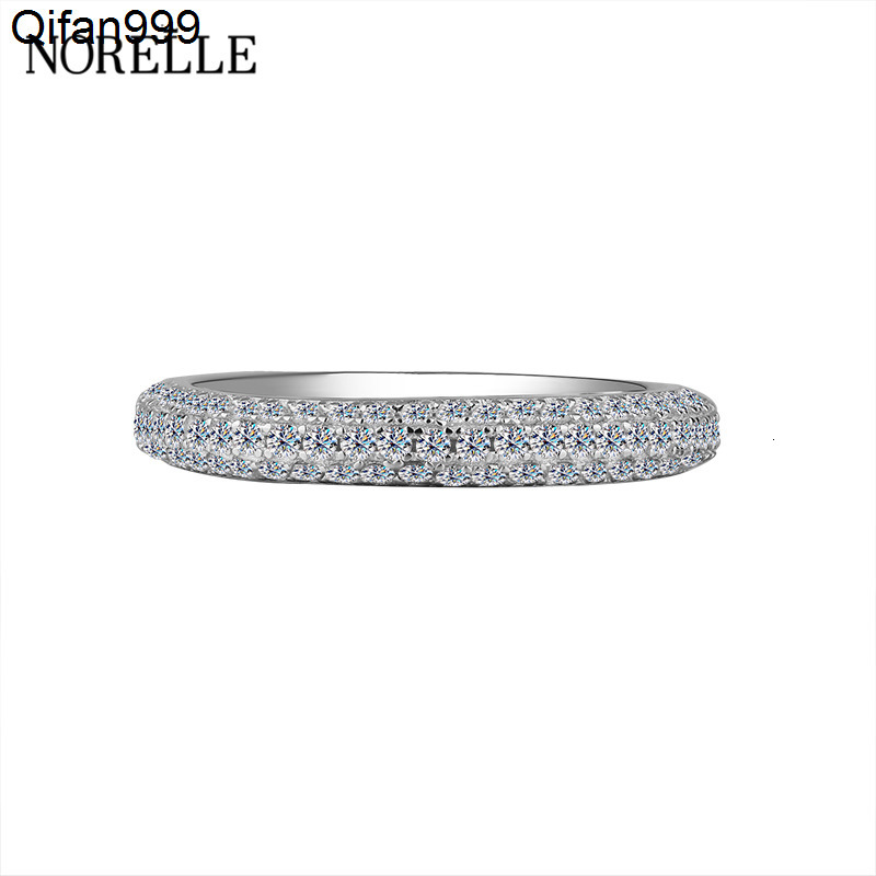 Hot Selling Unisex Minimalist 925 Sterling Silver Wedding Rings High Quality Beautiful Moissanite Rings