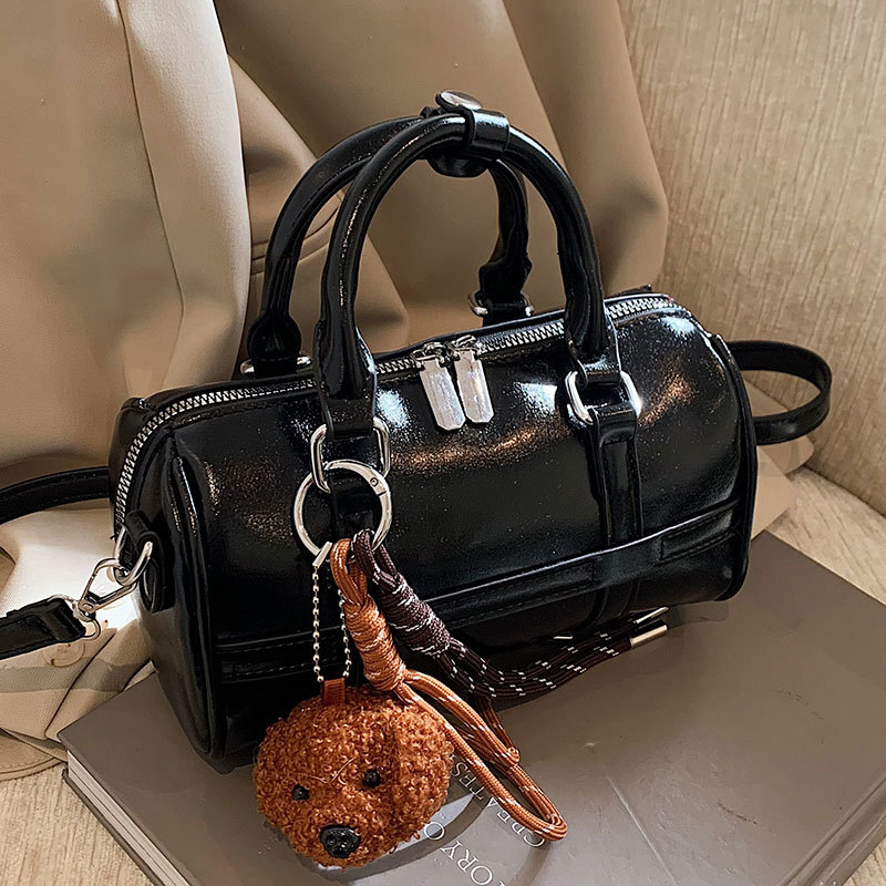 Free shipping designer Fashion Handbag Bowling Bag Women Bag Autumn New Simple Niche Trend Commuter PU Shoulder Bag Crossbody Bag Women Bag
