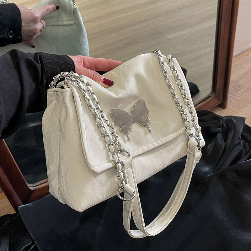 Free shipping designer Korean Style New Niche Shoulder Bag Butterfly Element Bag Women Bag Trendy Envelope Bag Underarm Bag Tote Bag Shoulder Bag