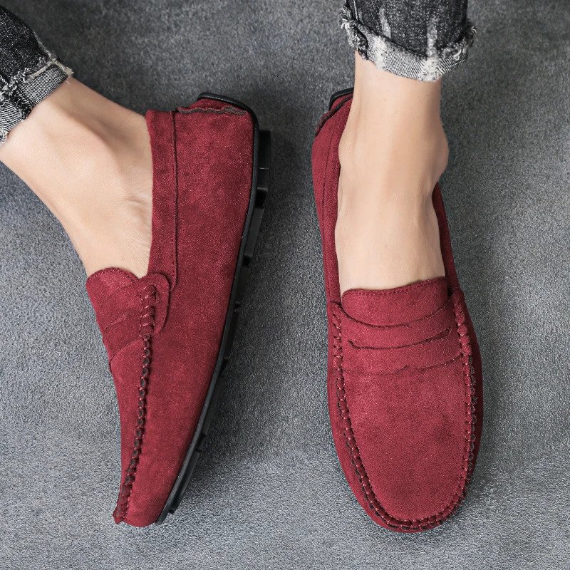 Hommes mocassins chaussures mode hommes décontracté conduite mocassin doux confortable baskets plat Soulier Homme 250618s