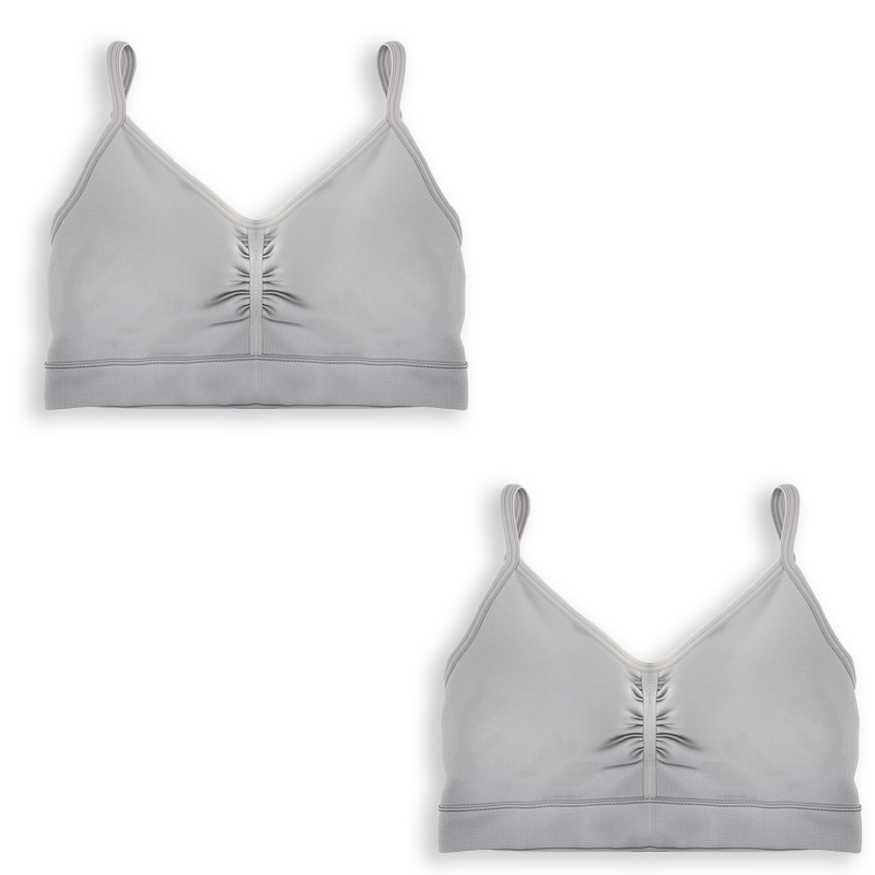 naked and breathable super lightweight pure color slim shoulder sports bra enjoy a free movement experience-image-1062965800