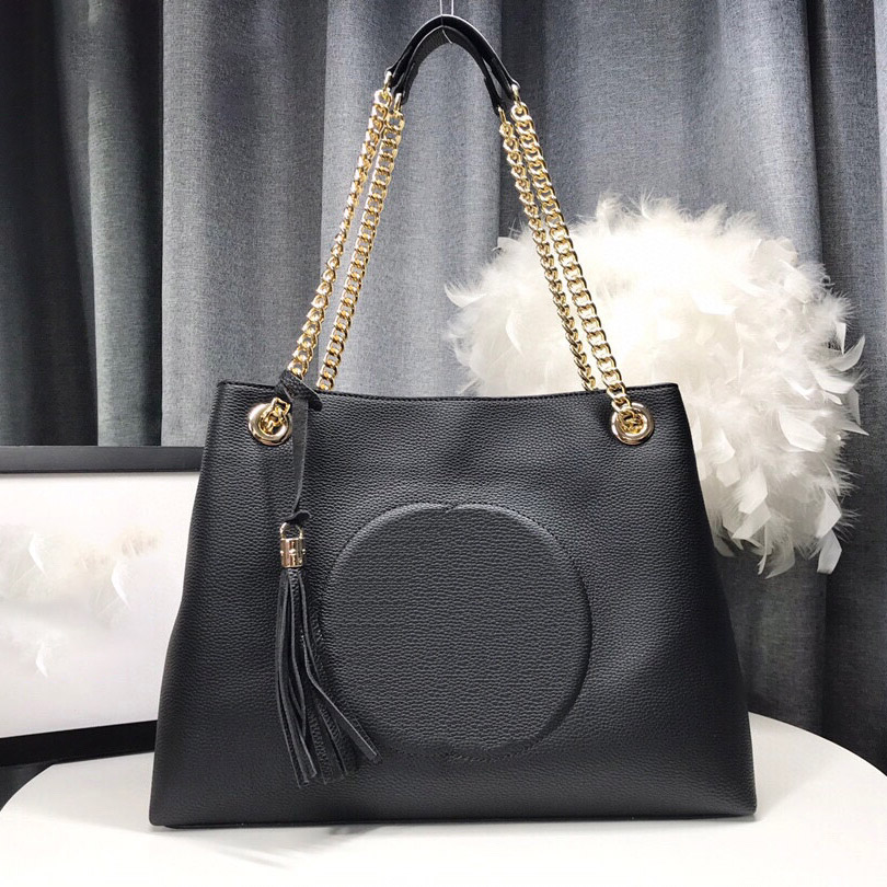 mirror quality designer bags Woman chain tote bag designer bag shoulder chain shopping bags fashion Emboss Letters Leather handbags 250615