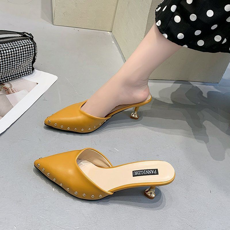 JC05 Chaussures à enfiler polyvalentes à bout pointu pour dames, idéales pour une tenue décontractée