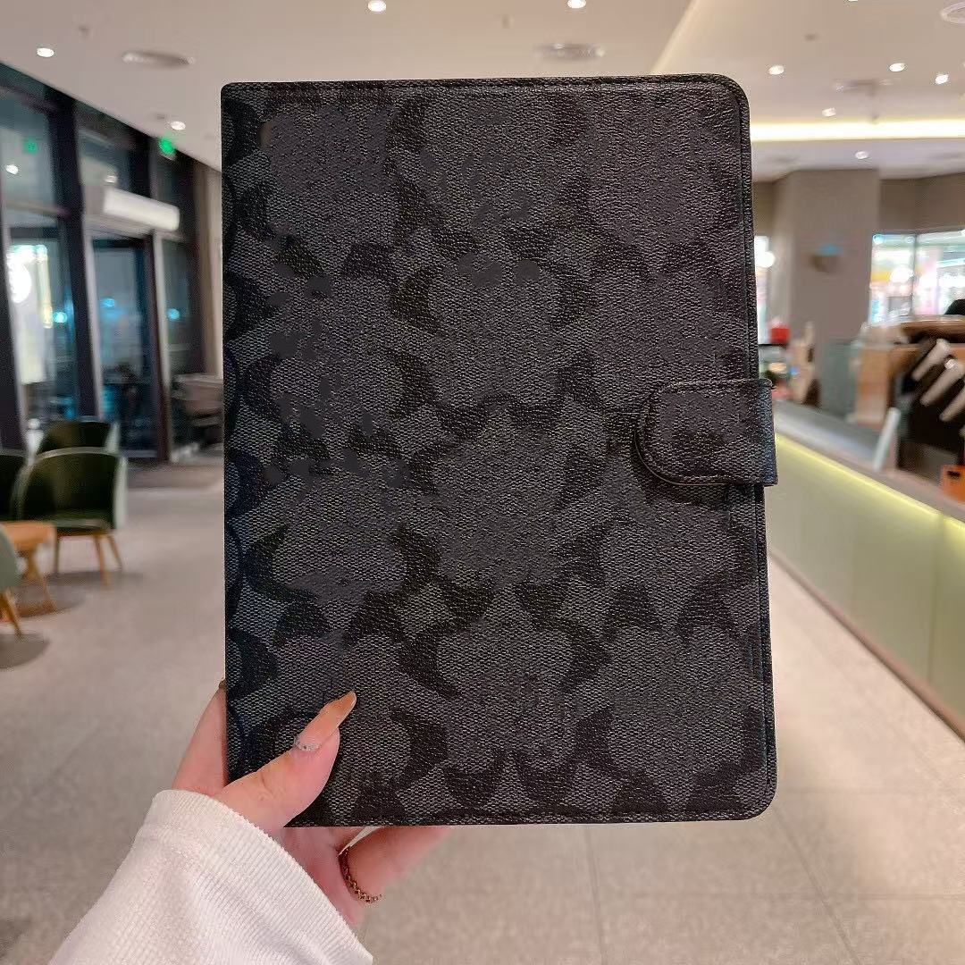 For Monogram ipad Case ipad pro 11 12.9 10.9 High-grade Tablet Case ipad Air 10.5 Air1 mini 5 ipad10.2 ipad 56 Designer Leather Card Holder Holde-image-1063516334