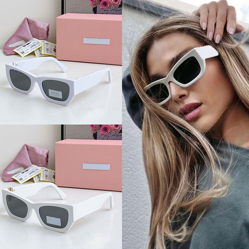 Womens Designer Glimpse Sunglasses SMU09WS Fashionable Square Plate Frame Multi Color Lunettes Lens Legs with Metal Niuniu Logo Sexy Womens Leisu-image-920381672