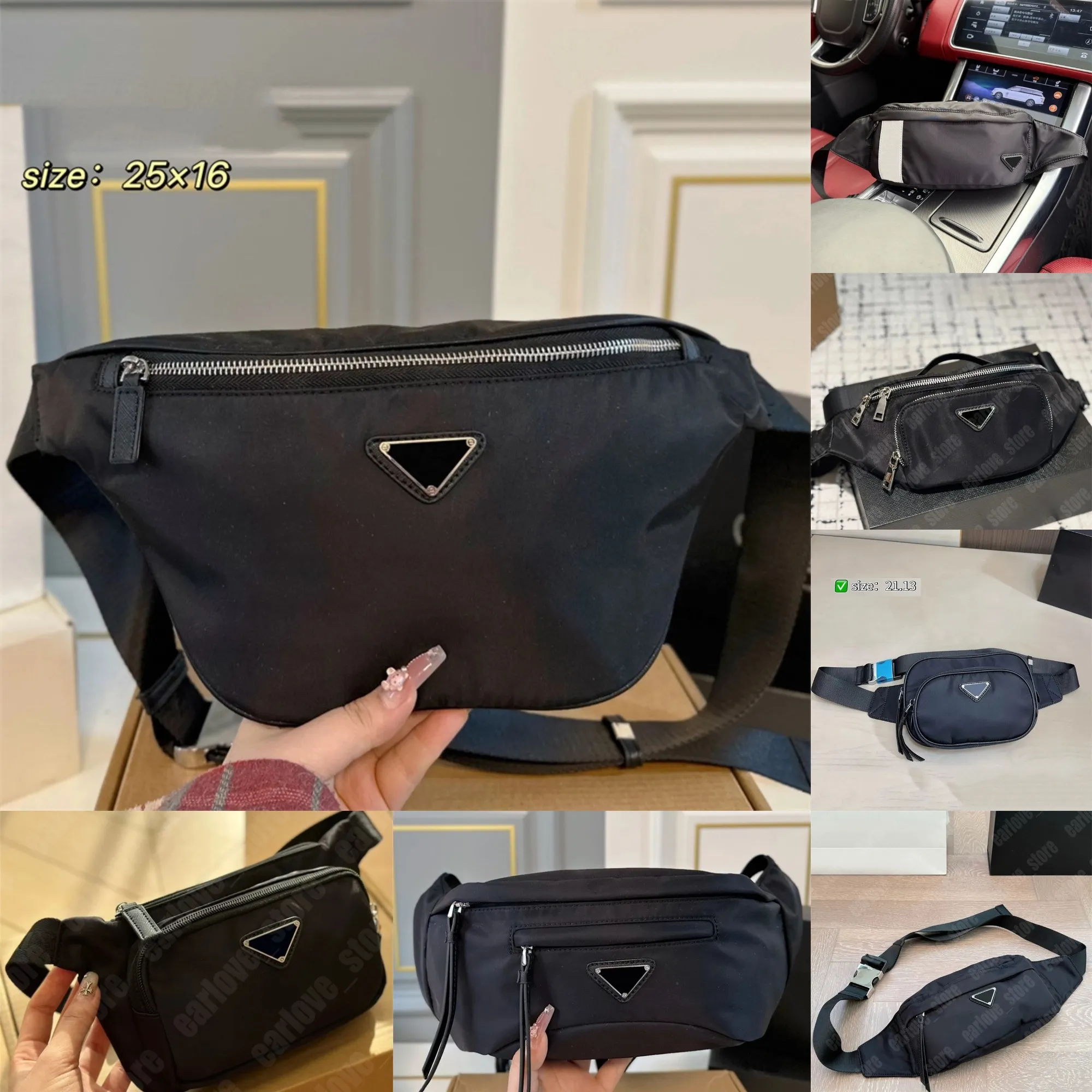 Bumbag Designer Belt Bag Man Women Fanny Pack Outdoor Sporty Nylon Crossbody Waist Bag Mens Luxury Bumbags Black Chestbag Fashion Bum Bags-image-941110628