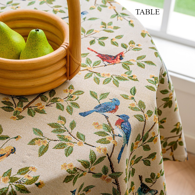 2025 Dinning Tablecloth Mat Pastoral Retro Simple Home Table Cloth-image-1063327651