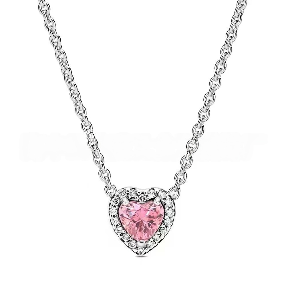 Bracelet de charme rose Bracelet Collier de collier pour femmes Designer Boes d'oreilles sonneurs de diamants simples créateurs pour femmes bijou
