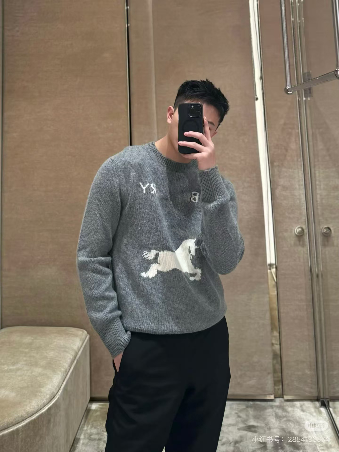 Men's Sweaters Designer The latest men and women designer br sweaters fashion classic fall winter sweater size S M L XL