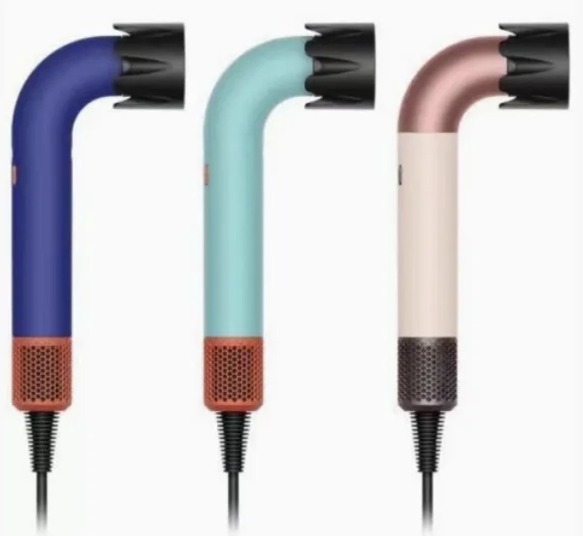 R-shaped Designer Dryers Anion New High speed Dryer Curved Pipe Blower MuteHairdryer Hair Electric Hair Drier Safety Ionic Blow High Power M26021-image-1094756286