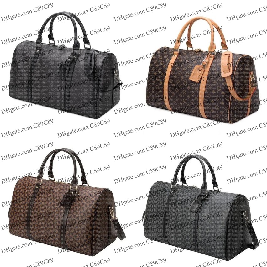 Top 2026 Quality New Men Duffle Bag Women Travel Bags Hand Luggage Travel Bags Men Pu Leather Handbags Large Cross Body Bags Totes Purse CrossBod-image-1063621172