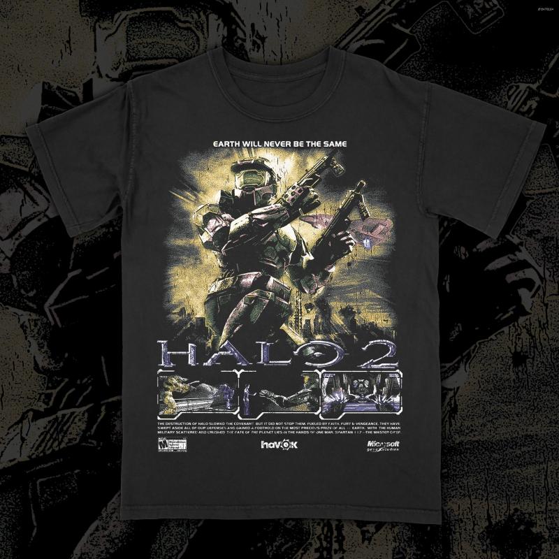 t shirts mens classic game h printed tshirt summer overszied graphics t cotton short slves casual hip hop top clothing L260612
