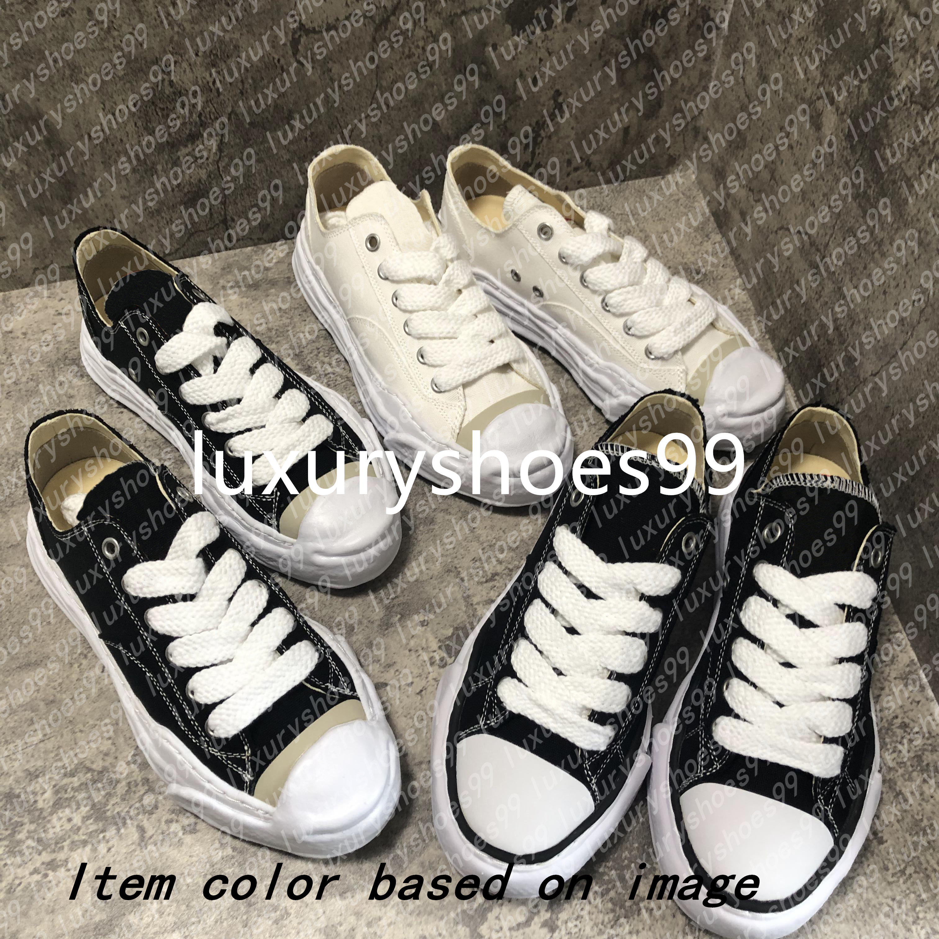 Designer Luxury Casual shoes Low Canvas Dissolving Shoes Green Black White thick soled Men Women sports casual board shoes size 36-45-image-924430957