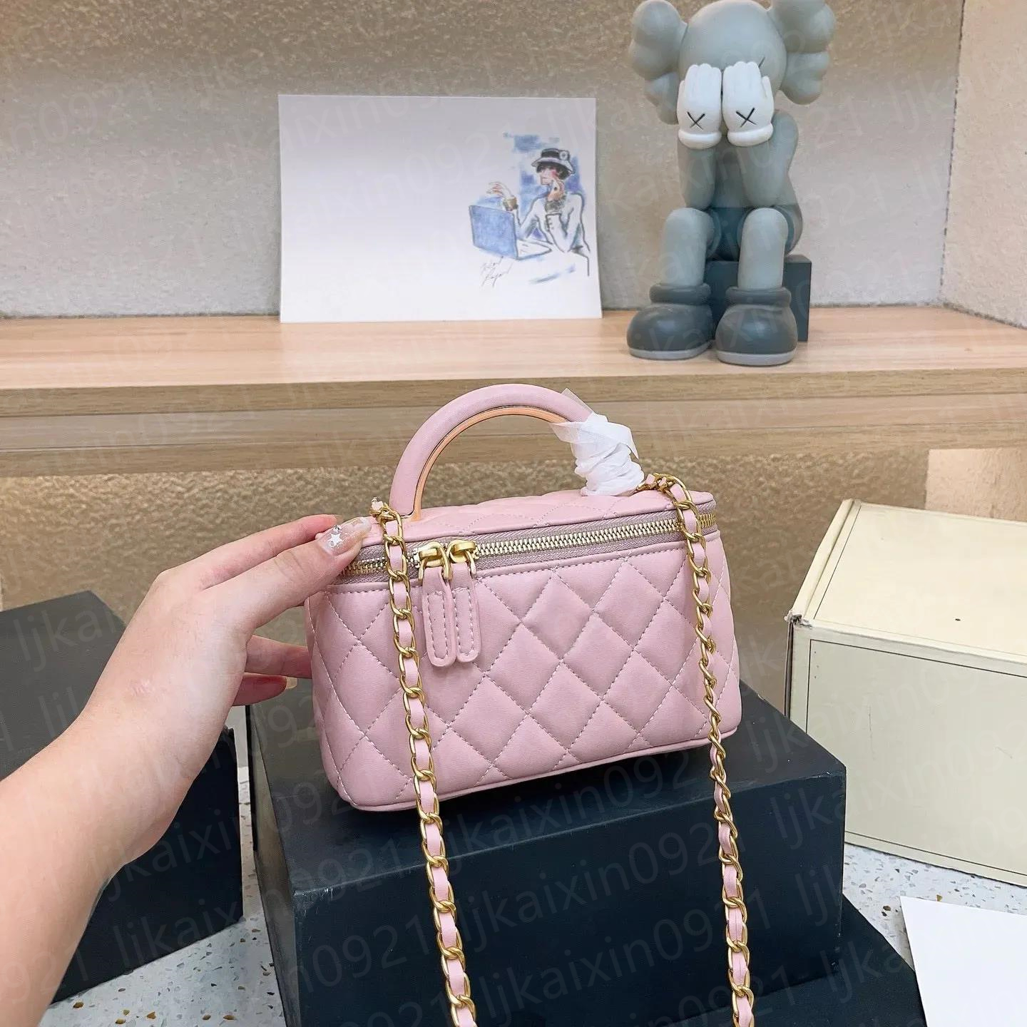 Sac de créateur Mini sac à main de haute qualité sac de vanité en cuir sac fourre-tout sac de luxe rose sac à bandoulière mode femmes chaîne sacs