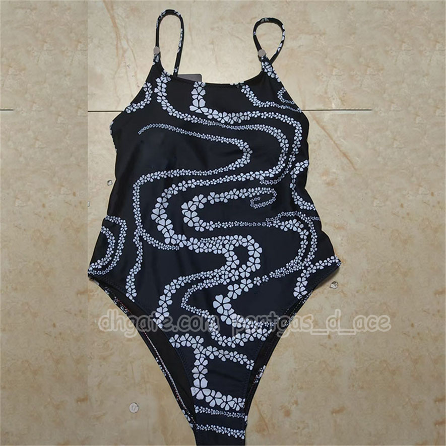 Luxury Bkack Beach Swimwear Designer Women One Piece Low Back Swimsuit Sexy Pool Party Yacht Bathing Suits-image-871951691