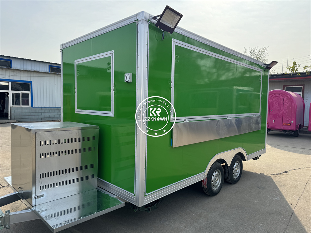Custom Ice Cream Cart Cupcake Vending Food Truck With Full Kitchen Concession Mobile Food Trailer For Sale-image-1063729649