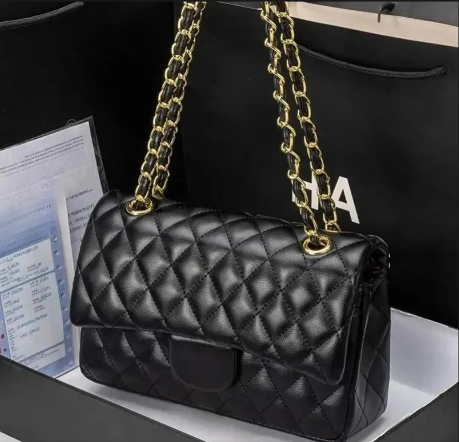 Luxurys Designer Bag Women Shoulder Chain Bag Clutch Flap Tote Bag Wallet Check Purse Double Letter Solid Hasp Waist Square Stripes Womans Handba-image-912295827