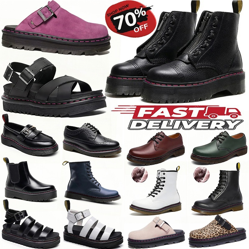 Boots Docs martins Shoes for Mens Womens Short Booties Eco friendly Nubuck Artificial Leather Anti Slip Sole Vintage Streetwear Footwear Boots-image-918558844