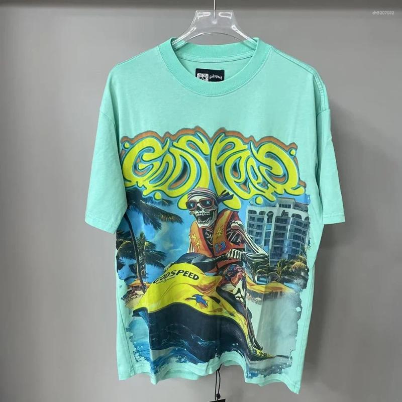 Mens T Shirts Vintage Patchwork Letter Print Cotton Mens Summer Tees Harajuku Round Neck Loose Casual Tshirts Oversized Short Sleeve Tops