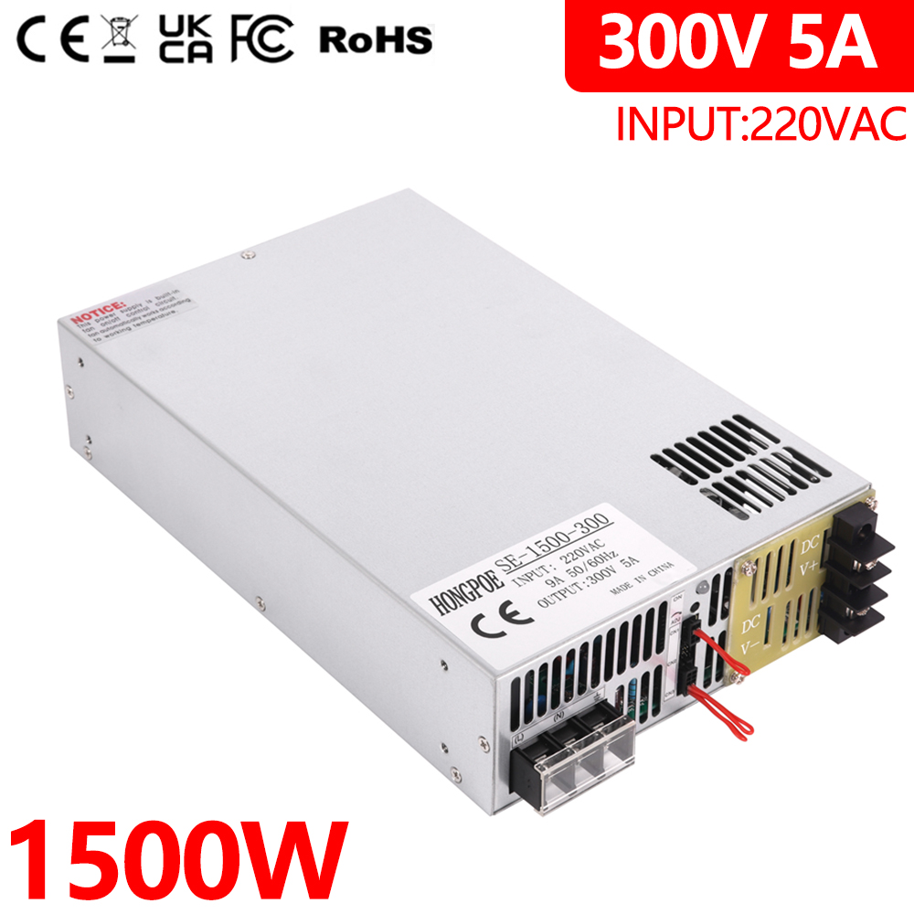 1500W 300V High Power 0-300V Adjustable Power Supply 300VDC AC-DC 0-5V Analog Signal Control Driver Transformer 300V 5A 110VAC/220VAC Input Light-image-1109162865