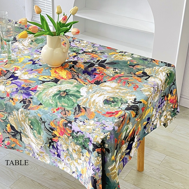2025 Dinning Table Tablecloth Photo Props Background Cloth White Simple Fringed Lace Home Clothing-image-1063915094