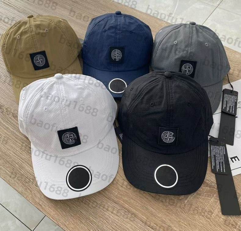 Designer Ball Caps Outdoor Sport Baseball Letters Patterns Golf Cap Sun Hat Men Women Adjustable High Quality Stone hat Island Compass Patch Logo