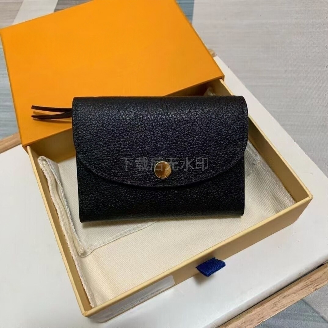 Coin Purses TOP. M81455 ROSALIE COIN PURSE Designer Card Holder Key Pouch Mini Short Compact Mini Wallet Pochette Empreinte Leather