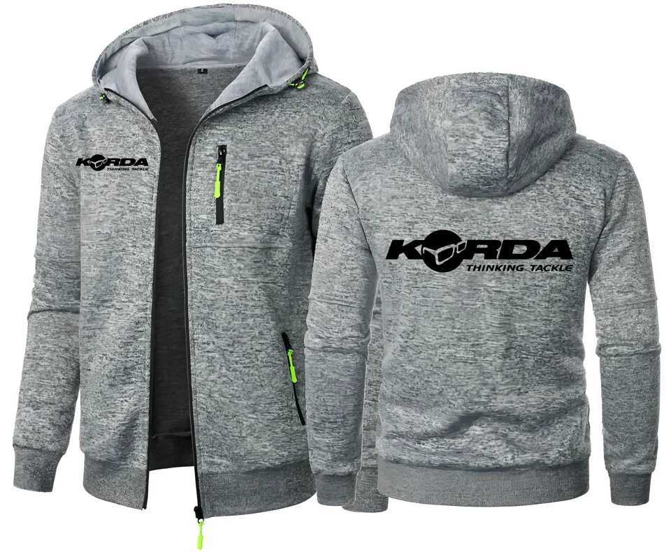 Korda Tribute Brand Mens Hoodies Sweatshirts Jacquard Hoodie Fleece Men Hooded Sweatshirt Male Hoody Mens Sweatshirt Jacket W250627