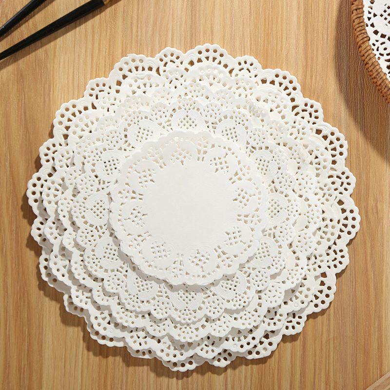 100PCS Disposable kitchen paper flower base paper baking paper-image-1063875824