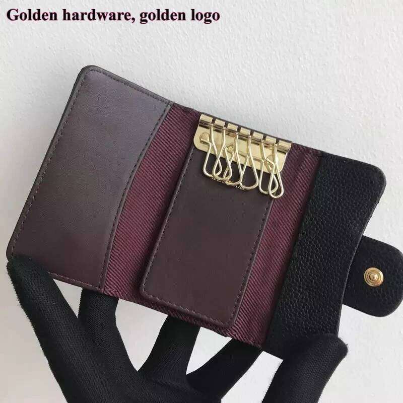 Hot Selling Classic Solid Color Appearance Brand Designer Card Key Bag Leather Material Designer Bags