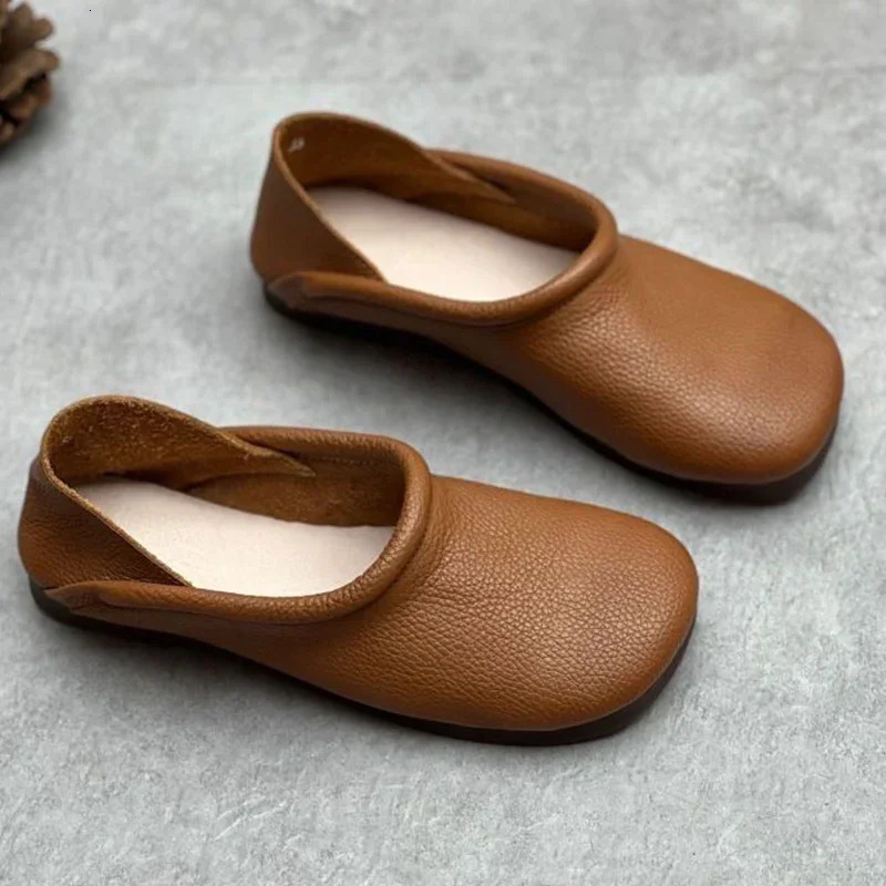 Chaussures plates femmes mocassins Chaussures en cuir Chaussures décontractées automne doux Oxford Chaussures tendance marche confortable Chaussu