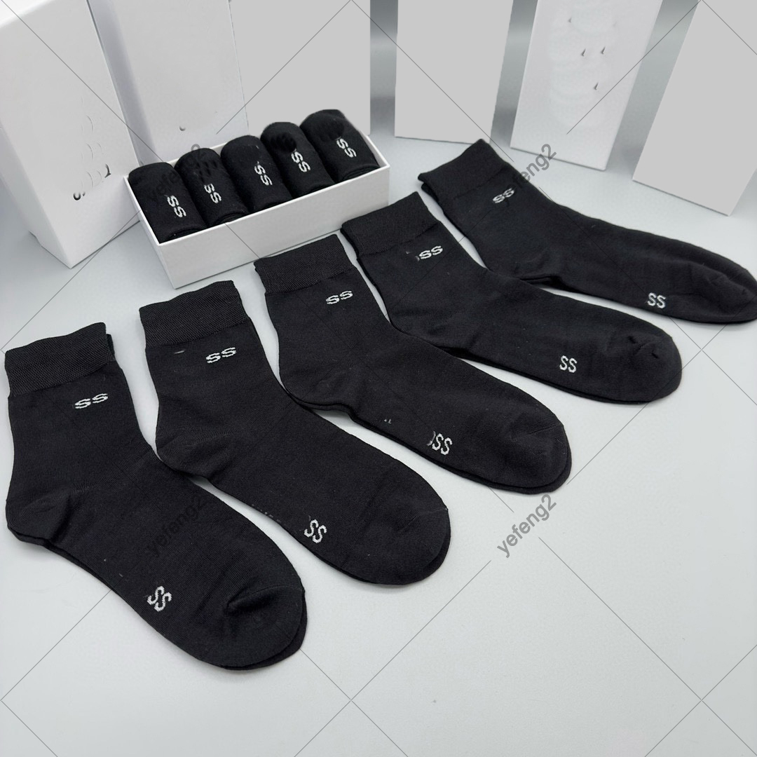 mens designer socks socks designers cotton classic embroidery casual socks cokbuoss with box-image-1064546755