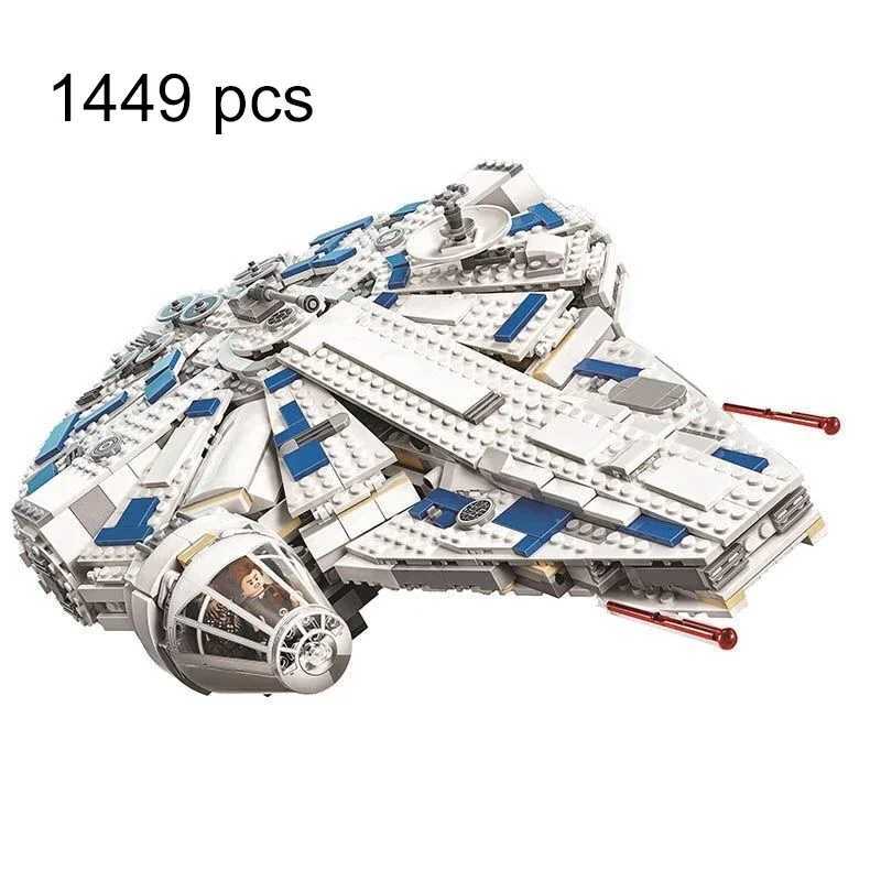 In Stock Millennium Spaceship Falcon Building Blocks Model Compatible 75212 Adult Building Brick Toy Children Birthday Gift Y250627-image-1063999585
